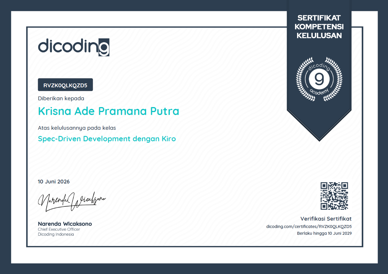 Spec-Driven Development dengan Kiro